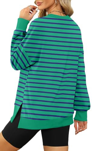Image of XIEERDUO Womens Oversized Sweatshirts Pullover Casual Crewneck Long Sleeve Tops Comfy