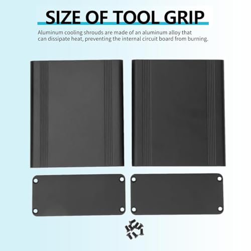 TICFOX Aluminium Electronic Project Box, PCB Instrumentenkoffer Gehäuse, 82.2 * 145 * 200mm Aluminium Verstärker Leiterplatte Instrumentenkasten Gehäuse Elektronik Projektkoffer für GPS Leiterplatte