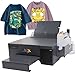 AOK L8058 A4 Size DTF Printer 8.3 inch High Efficiency DTF Printer with xp 500 Print Head Timed White Ink Stirring System for T-Shirt Clothes