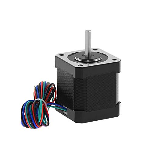 CUHAWUDBA 1Pcs Nema 17 Stepper Motor 48Mm Nema17 Motor 42Bygh 2A 4-Lead (17Hs8401) Motor 1M Cable for 3D Printer Cnc Xyz Motor