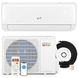 COSTWAY 12000 BTU Mini Split Air Conditioner, with Heat Pump, 22 SEER2 115V Inverter, 24H Timer, Auto Clean, Remote Control for Rooms up to 750 Sq.Ft (Airtural Series)