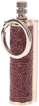 Matches Burning Many Times, Kerosene Lighter, Creative Keychain, Personalized Outdoor Waterproof Portable Lighter (Rose Gold)