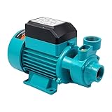 LKHDONG Wasserpumpe Gartenpumpe Bewässerungspumpe Hauswasserwerk Pumpe (2 m³/h Förderleistung 39m Förderhöhe) 370 W Elektropumpe Druckerhöhungspumpe Regenwasserpumpe