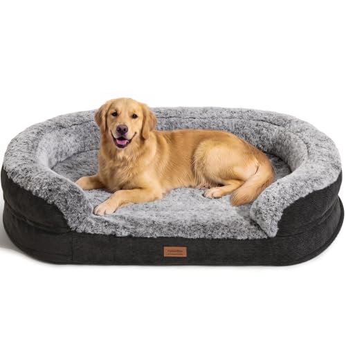 FUKUMARU X-Large Thickened Dog Couch Bed, Orthopedic, Waterproof & Washable
