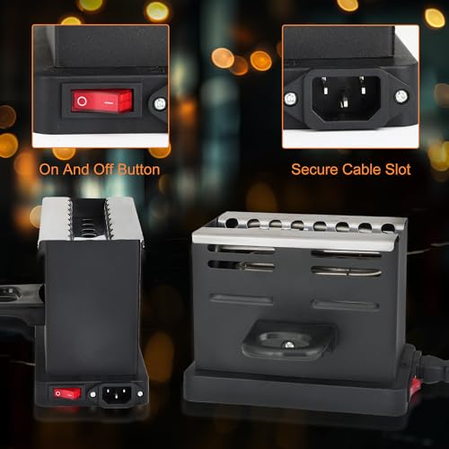 SERdeerCH Shisha Kohleanzünder Elektrischer für Shisha Kohle 800W kohlenanzünder Elektrischer Kohlegrill kohle anzünder Charcoal Burner Heizung Mini Herd Hot (schwarz)