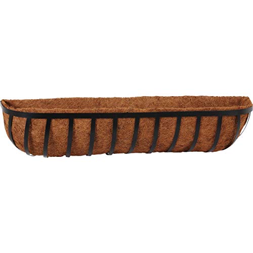 Amazon.com: CobraCo Black 36-Inch Canterbury Horse Trough Planter ...