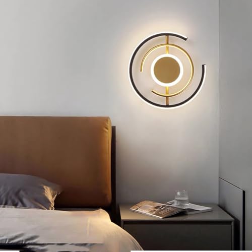 Lámpara de pared interior LED regulable 2700K-6500K redonda moderna 7