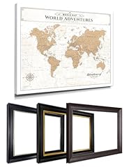 1.world Map Art (Customizable)