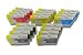 Produktbild 20 x vhbw Druckerpatronen Tintenpatronen Set kompatibel mit Brother Brother LC-970BK, LC-970C, LC-970M, LC-970Y Ersatz für LC-970BK, LC-970C, LC-1000M, LC-1000Y.