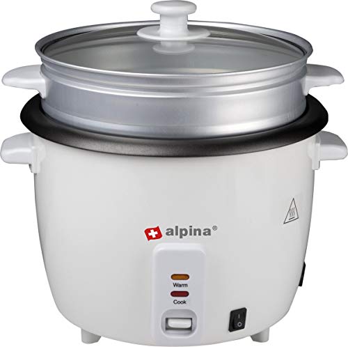 Cuociriso multifunzione da 2.5 litri con vaporiera, rivestimento antiaderente per alimenti, marrone scuro, standard europeo | Leroy Merlin