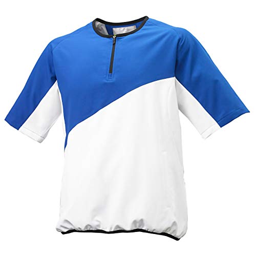 [SSK(エスエスケイ)]半袖シャツ クロストレーニング半袖ハーフZIP