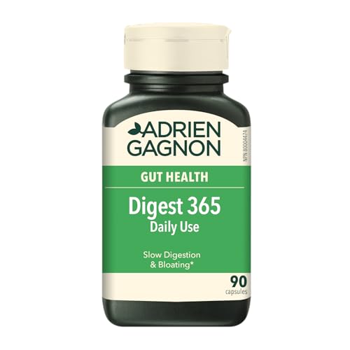 Adrien Gagnon - Digest 365 Natural Digestive Enzymes Complex, For Digestion Supplement Gas and Bloating Relief, Restore Gut Health - 90 Count