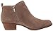 Lucky Brand Women's Basel Ankle Boot, Dark Mushroom/Natural Oiled Suede, 7