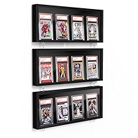 Emfogoo Verzamelkaartendisplay frame, wandmontage, 5 etages, houten
