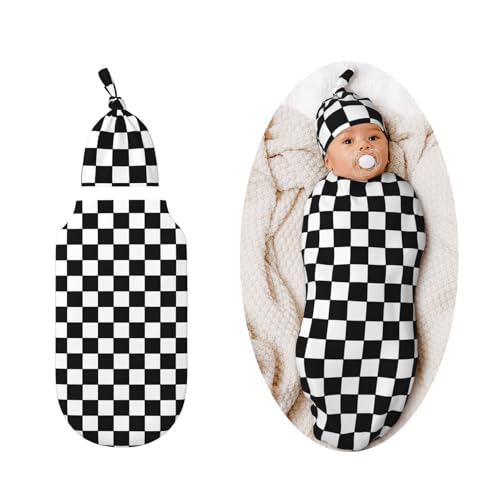 Image of Candy Swaddle Blankets Newborn Receiving Blanket Baby Swaddle Wrap Soft Sleeping Sack for Baby Girls Boys