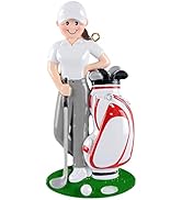 Golfer Girl Christmas Ornaments 2022 - Personalized Golf Ornament - Custom Golf Gifts for Women -...