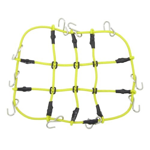 RC radiostyrt bilnät för RC-fordon kompatibel med flera modeller som TRX4M 1/18 Scx24 1/24 nylon hög simulering (YELLOW)