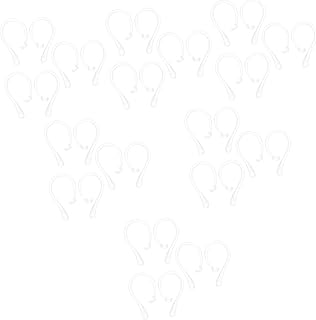 PartyKindom 36 Pçs Fone De Ouvido Gancho Anti-Perda Fone De Ouvido Gancho Auricular Acessórios Para Fone De Ouvido Gancho Anti-Perda Ganchos Fones De Ouvido Para Fones De Ouvido Em Execução