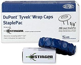 DuPont Tyvek Wrap Caps StaplePac - 5/8"