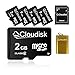 Cloudisk 5Pack 2GB Micro SD Karte 2 GB MicroSD Speicherkarte Class6 mit Kartenleser und SD Adapter, Bulk Sale Cloud Speicher günstig Kaufen-Cloudisk 5Pack 2GB Micro SD Karte 2 GB MicroSD Speicherkarte Class6 mit Kartenleser und SD Adapter, Bulk Sale