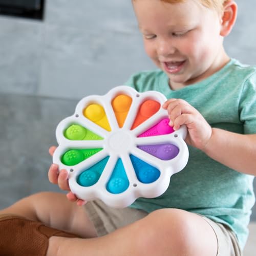 Fat Brain Toys Dimpl Digits, Number Learning Toy for Toddlers, Early Development Toy, Educational Toy, Push and Pop Toy, Sensory Toy for Babies, Colourful Toy for Boys and Girls Aged 2 Years and Older