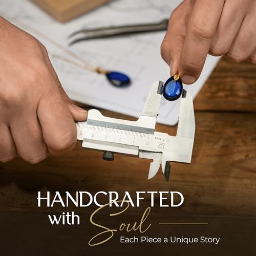 Blue Leverback Earrings for Women - Gold Plated Silver Leaf Fitting and Closure, Lightweight Edgy Semi-Precious Stone Jewelry for Ladies, Women's Earrings4