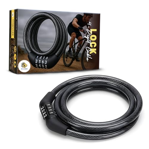 Image of PRO365 Premium Bicycle Seat with Lock, Extra Wide Soft Cushion Saddle, Anti-Theft Bike Lock, Fits All Cycles