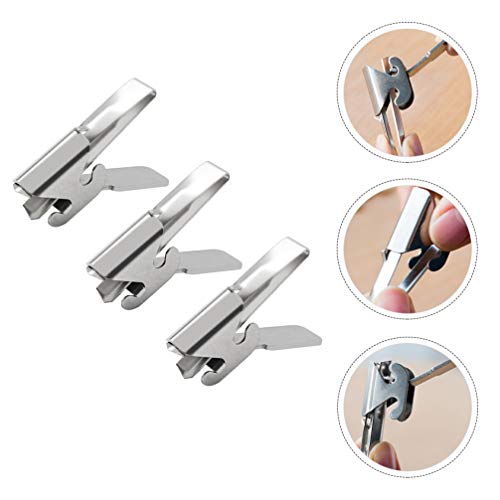 DOITOOL 3Pcs Melão Descascador Braçadeira Alicate Aço Inoxidável Nutcracker Cracker Porca de Economi