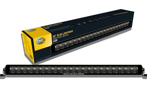 HELLA 1Fj 358 176-301 Led-Projecteur Longue Portée - Black Magic Slim Lightbar 20