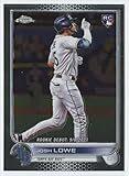 2022 TOPPS CHROME UPDATE #USC155 JOSH LOWE RC TAMPA BAY RAYS BASEBALL OFFICIAL TRADING CARD OF THE MLB