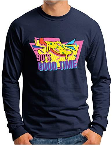 T-shirt manches longues homme OM3 fini les hauts ternes passez au style rétro 90s