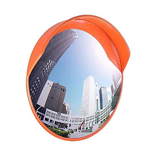 Miroir de circulation pour eviter les accidents au carrefour masque