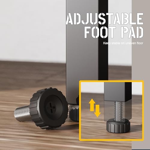 70 x70" Triple 5 Tier Book Shelf, Industrial Large Bookcase with Storage Cabinet, Tall Bookshelf with 14 Open Display Shelves Metal Frame Furniture for Living Room Bedroom Home Office Rustic Brown - Image 7