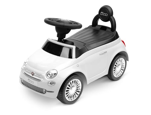 CARETERO - Auto per bambini - Baby Push Car - Per lo sviluppo delle capacità motorie e della coordinazione - Costruzione sicura e durevole - 62x28x36 cm - Bianco