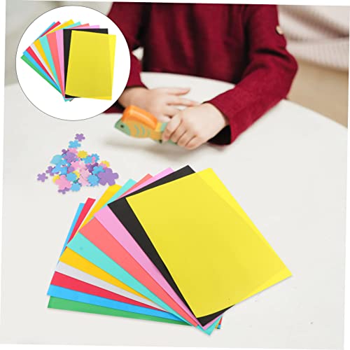 Hemoton 30 Folhas Papel Esponja Colorido Papel De Espuma Diy Papel De Pintura Inicial Decoração Arte