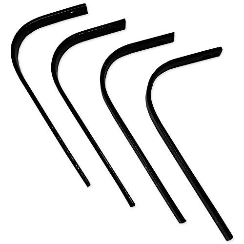 Copper Ridge Outdoors Replacement Tines - 4pk - Use with Landscape Rake, Heavy Duty Spring Steel, 10 in. Tall x 1 in. W, Easy to Install, Rake Woodland Trails, Prep Soil for Food Plots