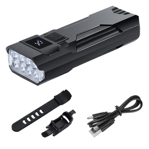 Iluminación LED Bicicleta | Iluminación De Bicicleta Recargable Impermeable | Modos De Haz Y Bajo Ahorro De Energía Accesorios Patinete Eléctrico Para Conducción