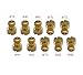 10Pcs Round Head Main Jet 4mm for GY6 50cc 139QMB Scooter Keihin Carb PZ19 70-92