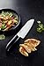 Kyocera Advanced Ceramic Revolution Series 6-inch, Chef's Santoku Knife, Black Handle, White Blade , 6 Inch - FK-160 WH