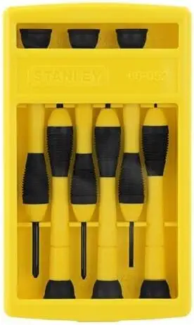 STANLEY Precision Scrwdrvr 6pc