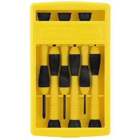 Stanley Hand Tools 66-052 6 Piece Precision Screwdriver Set