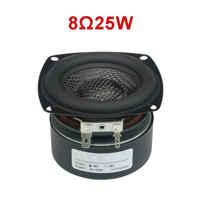 Woofer Subwoofer Da 3 Pollici 50W 4 Ohm - Altoparlante In Fibra Di Vetro Per Bassa Frequenza