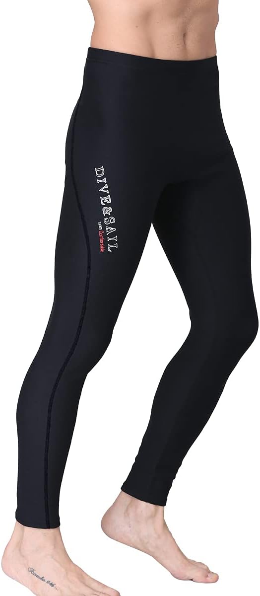 Neoprene Wetsuit Pants 3mm/1.5mm - Long Pants for Men & Women - Warm Diving, Swimming, Snorkeling, Scuba & Surfing - Image 2