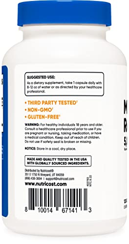 Nutricost Marshmallow Root 500Mg, 120 Vegetarian Capsules - Gluten Free & Non-Gmo #TOP2