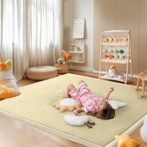 SUNYRISY Krabbelmatte Baby Spielmatte Spielteppich 200 x 200cm – Ansicht 1