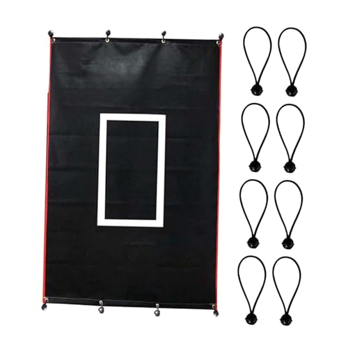 YIJU Baseball Pitching Backstop Training Wear Resistant, Easy Installation Portable Outdoor Softball Pitching Target Batting Cage