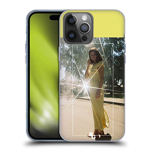 Funda de Gel Selena Gomez Camisón Amarillo para iPhone 14 Pro Max