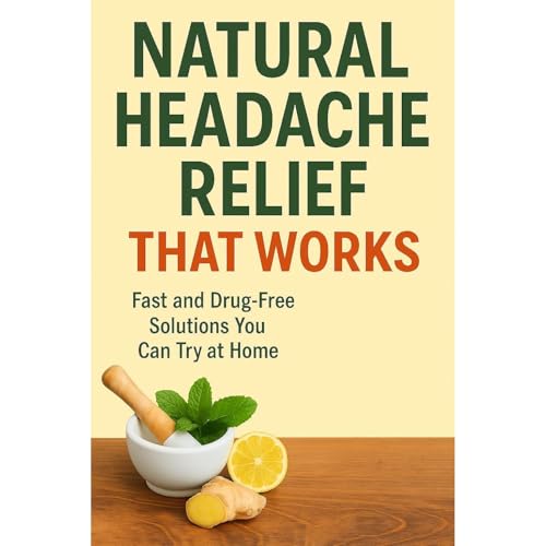 Natural Headache Relief That Works Audiolibro Por LivingWell Collective arte de portada