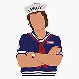 Steve Harrington Vinyl Sticker Waterproof Bumper Sticker Laptop Window Decal 5'