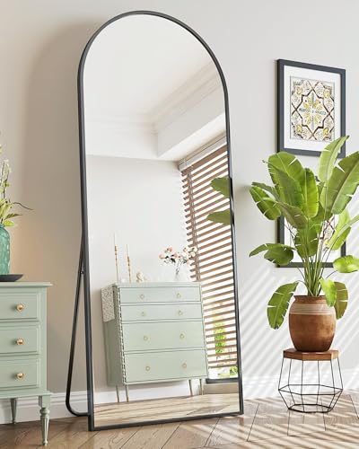 Antok Ganzkörperspiegel, 163 x 53cm Gewölbter Standspiegel...